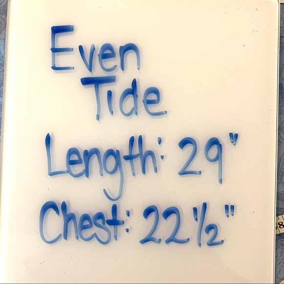 EVEN TIDE Blue Kai Short Sleeve Linen Button Up Shirt Men’s Large NEW - Picture 9 of 9